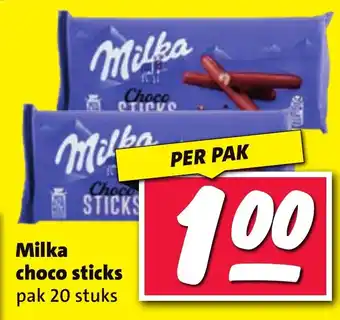 Nettorama Milka choco sticks aanbieding