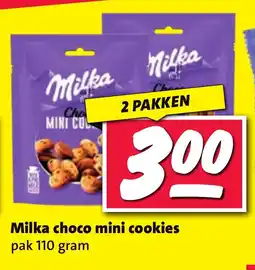 Nettorama Milka choco mini cookies aanbieding