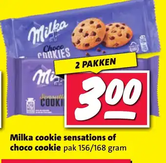 Nettorama Milka cookie sensations of choco cookie aanbieding
