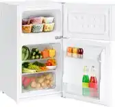 Praxis Kitchenbrothers Koelkast - 61l/24l - Koelvriescombinatie - Vrijstaand - Wit aanbieding
