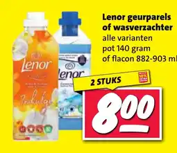 Nettorama Lenor geurparels of wasverzachter aanbieding
