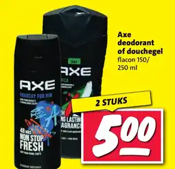 Nettorama Axe deodorant of douchegel aanbieding