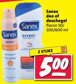 Nettorama Sanex deo of douchegel aanbieding