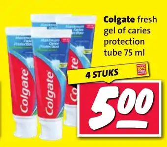 Nettorama Colgate fresh gel of caries protection aanbieding