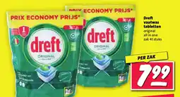 Nettorama Dreft vaatwas tabletten aanbieding