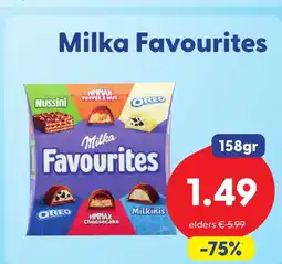 Die Grenze Milka Favourites aanbieding
