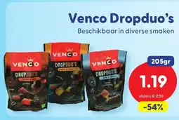 Die Grenze Venco Dropduo's Beschikbaar in diverse smaken aanbieding