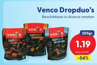 Die Grenze Venco Dropduo's Beschikbaar in diverse smaken aanbieding