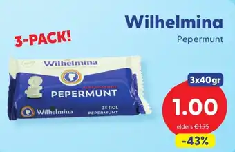 Die Grenze Wilhelmina Pepermunt aanbieding
