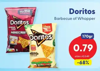 Die Grenze Doritos Barbecue of Whopper aanbieding