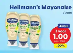 Die Grenze Hellmann's Mayonaise Vegan aanbieding