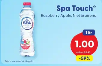 Die Grenze Spa Touch Raspberry Apple, Niet bruisend aanbieding