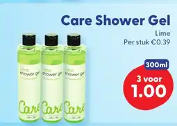 Die Grenze Care Shower Gel Lime aanbieding