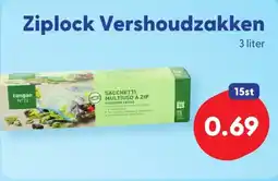 Die Grenze Ziplock Vershoudzakken aanbieding
