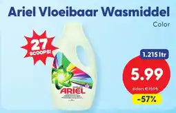 Die Grenze Ariel Vloeibaar Wasmiddel Color aanbieding