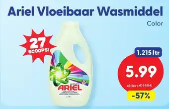 Die Grenze Ariel Vloeibaar Wasmiddel Color aanbieding