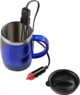 Bol.com All Ride Thermobeker 24 V - met Verwarmingselement - 350ml - Blauw aanbieding