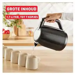MediaMarkt TEFAL KO5S08 Subito Waterkoker Zwart aanbieding