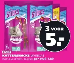 Ranzijn KATTENSNACKS WHISKAS aanbieding