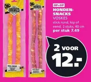 Ranzijn HONDEN- SNACKS VOSKES aanbieding