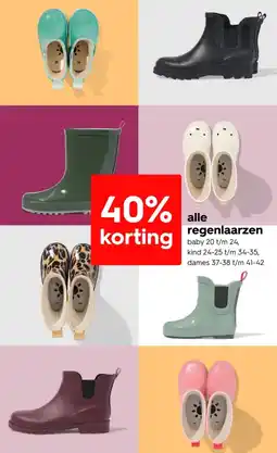 HEMA Alle regenlaarzen aanbieding