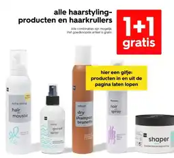 HEMA Alle haarstyling producten en haarkrullers aanbieding