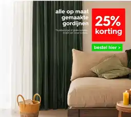 HEMA Alle op maat gemaakte gordijnen aanbieding