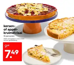 HEMA kersen of appel kruimelvlaai aanbieding