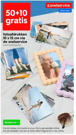 HEMA Fotoafdrukken via de snelservice aanbieding