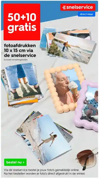 HEMA Fotoafdrukken via de snelservice aanbieding