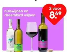 HEMA Huiswijnen en dreambird wijnen aanbieding
