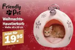 Van Cranenbroek Friendly Pet Weihnachts Haustierkorb aanbieding