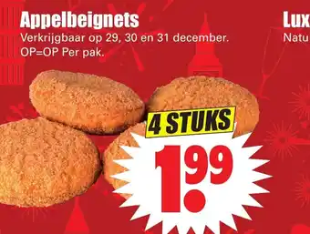 Dirk Appelbeignets aanbieding