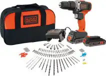 Praxis Black+Decker Klopboormachine 18V - 18V - (2x 1,5Ah) aanbieding