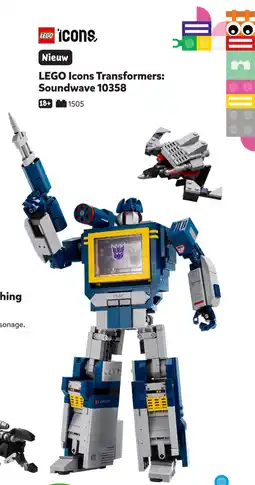 Intertoys LEGO Icons Transformers: Soundwave 10358 aanbieding