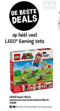 Intertoys LEGO Super Mario avonturen met interactieve Mario 71439 aanbieding