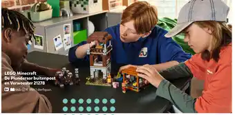 Intertoys LEGO Minecraft De Plunderaar buitenpost en Verwoester 21278 aanbieding