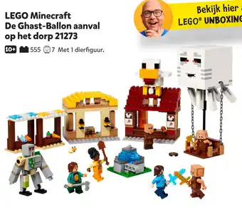 Intertoys LEGO Minecraft De Ghast Ballon aanval op het dorp 21273 aanbieding