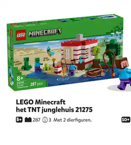 Intertoys LEGO Minecraft het TNT junglehuis 21275 aanbieding