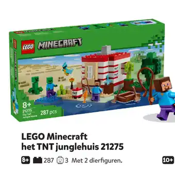 Intertoys LEGO Minecraft het TNT junglehuis 21275 aanbieding