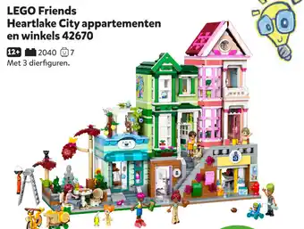 Intertoys LEGO Friends Heartlake City appartementen en winkels 42670 aanbieding