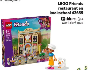 Intertoys LEGO Friends restaurant en kookschool 42655 aanbieding