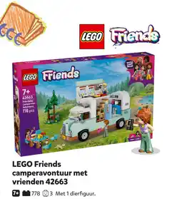Intertoys LEGO Friends camperavontuur met vrienden 42663 aanbieding