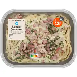 Albert Heijn AH Verse maaltijd linguini carbonara aanbieding