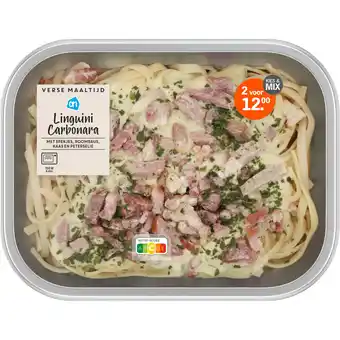 Albert Heijn AH Verse maaltijd linguini carbonara aanbieding