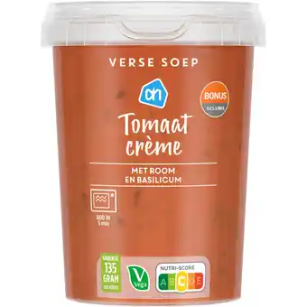 Albert Heijn AH Verse soep tomaat crème aanbieding