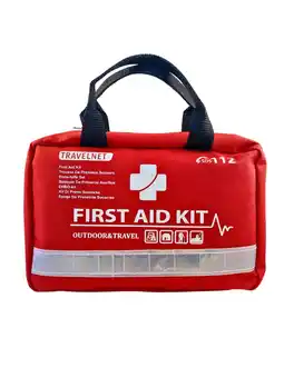 ANWB Travelnet First Aid Kit 60 Handycare bag Rood aanbieding