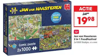 Top1Toys Jan van Haasteren 2 in 1 Foodfestival aanbieding