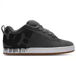 Foot Locker DC Shoes Court Graffik Sneakers Heren - Grijs - Maat 41 - Suède aanbieding