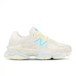 Foot Locker New Balance 9060 Sneakers Dames - Beige - Maat 39.5 - Mesh/Synthetisch aanbieding